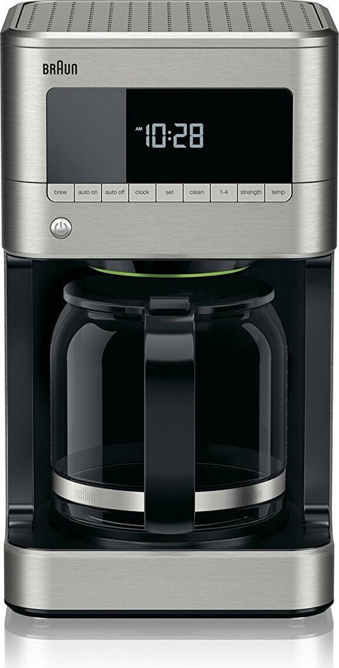 Braun - 12 Cup BrewSense Digital Drip Coffee Maker Stainless Steel - KF7170SI - DISCONTINUED