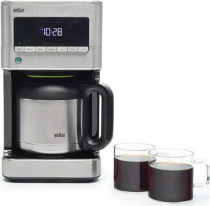 Braun - BrewSense Drip Coffee Maker with Thermal 10 Cup Carafe - KF7175SI