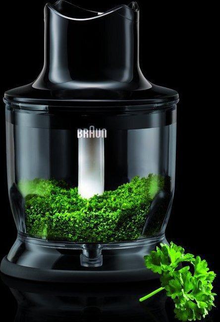 Braun - MultiQuick Hand Blender 1.5 Cup Chopper Attachment - MQ20BK