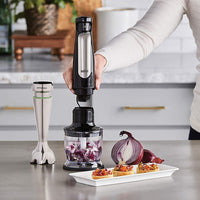 Braun - MultiQuick Immersion Hand Blender with 2-Cup Food Processor/Whisk/Beaker - MQ7035