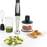 Braun - MultiQuick Immersion Hand Blender with 2-Cup Food Processor/Whisk/Beaker - MQ7035