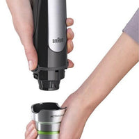Braun - MultiQuick Immersion Hand Blender with 2-Cup Food Processor/Whisk/Beaker - MQ7035