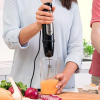 Braun - MultiQuick Immersion Hand Blender with 2-Cup Food Processor/Whisk/Beaker - MQ7035