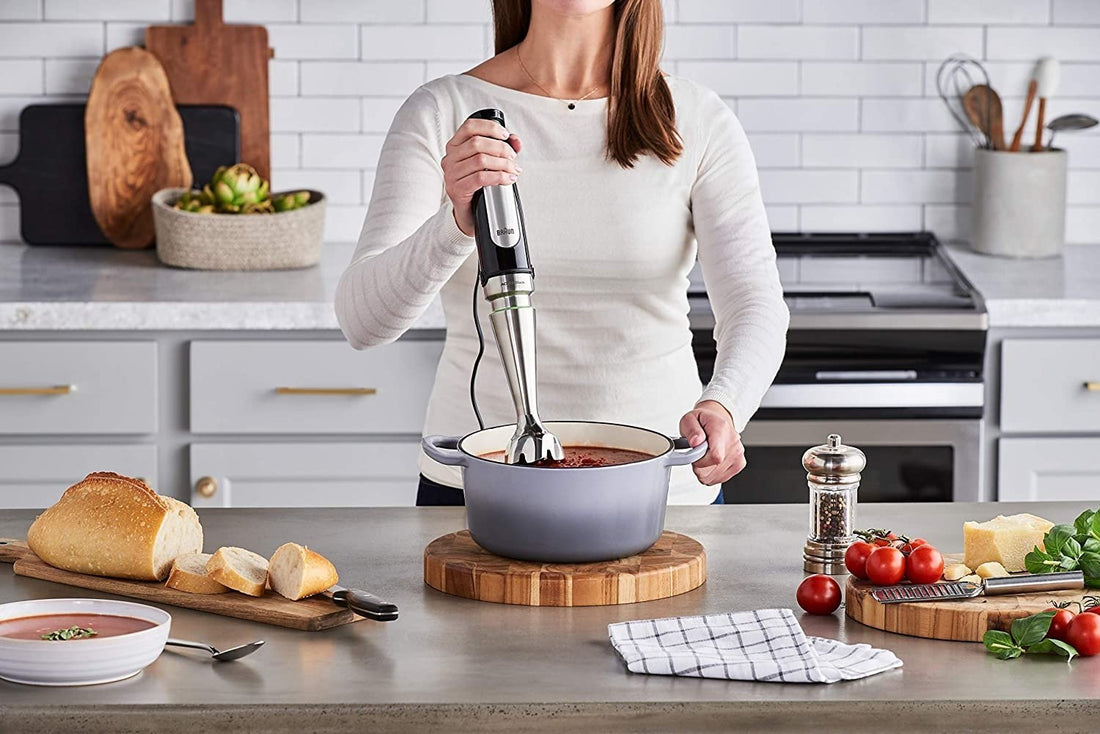 Braun - MultiQuick Immersion Hand Blender with 2-Cup Food Processor/Whisk/Beaker - MQ7035 - DISCONTINUED