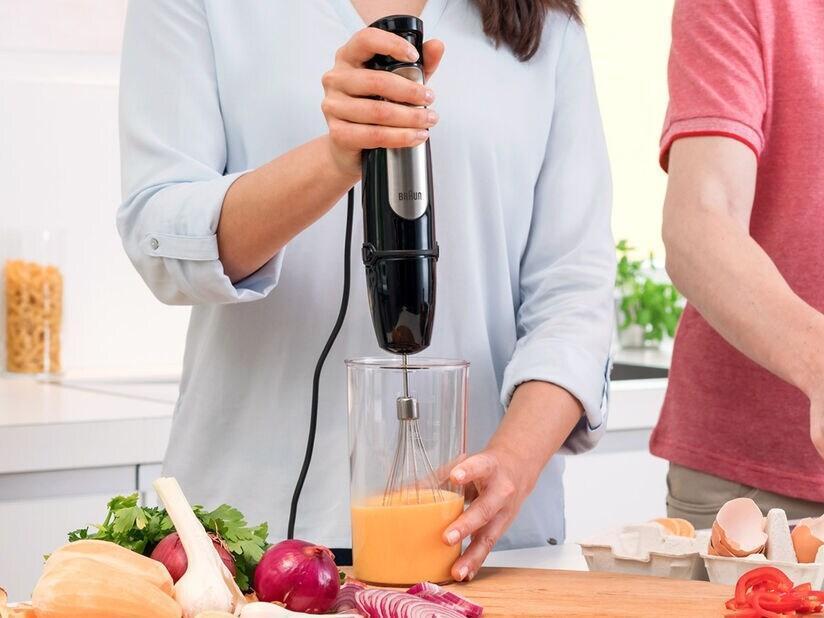 Braun - MultiQuick Immersion Hand Blender with 2-Cup Food Processor/Whisk/Beaker - MQ7035 - DISCONTINUED
