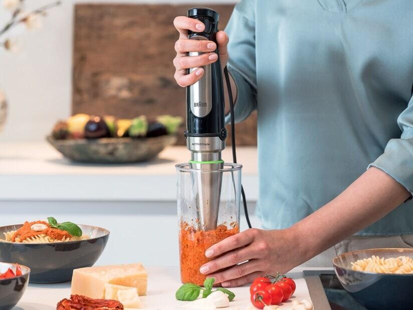 Braun - MultiQuick Immersion Hand Blender with 2-Cup Food Processor/Whisk/Beaker - MQ7035 - DISCONTINUED