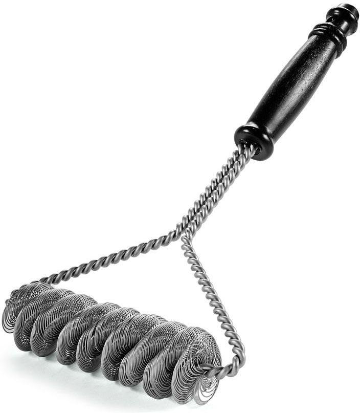 Brushtech - 12" Quad Spring Double Helix Bristle-Free BBQ Grill Brush - BT409C