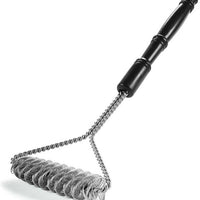 Brushtech - 16" Double Helix Bristle-Free Flat BBQ Grill Brush - BT404C
