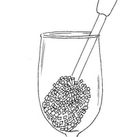 Brushtech - Small Goblet & Brandy Glassware Brush - BT205C