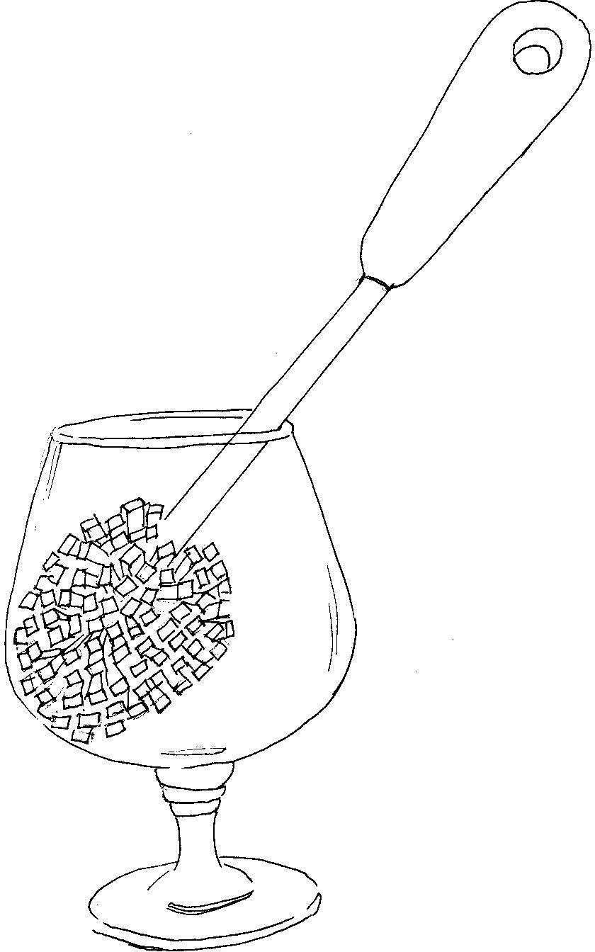 Brushtech - Small Goblet & Brandy Glassware Brush - BT205C