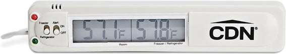 CDN - Audio/Visual Refrigerator/Freezer Alarm Thermometer, Pack of 6 - TA20