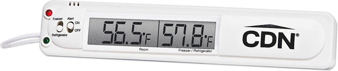 CDN - Audio/Visual Refrigerator/Freezer Alarm Thermometer, Pack of 6 - TA20