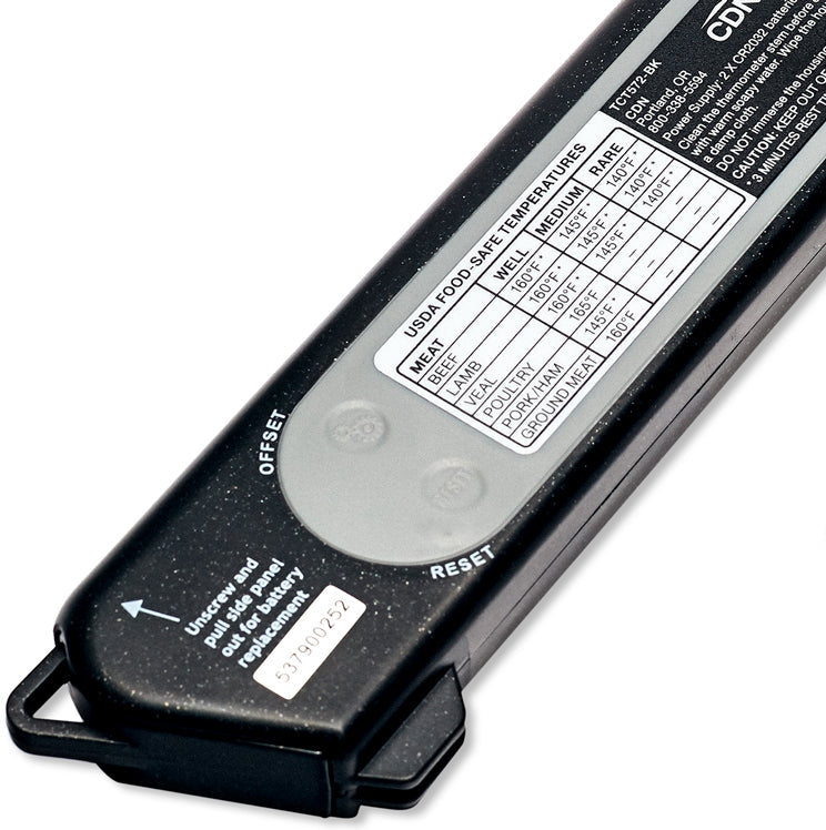 CDN - Black ProAccurate Folding Thermocouple Thermometer - TCT572BK