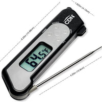 CDN - Black ProAccurate Folding Thermocouple Thermometer - TCT572BK