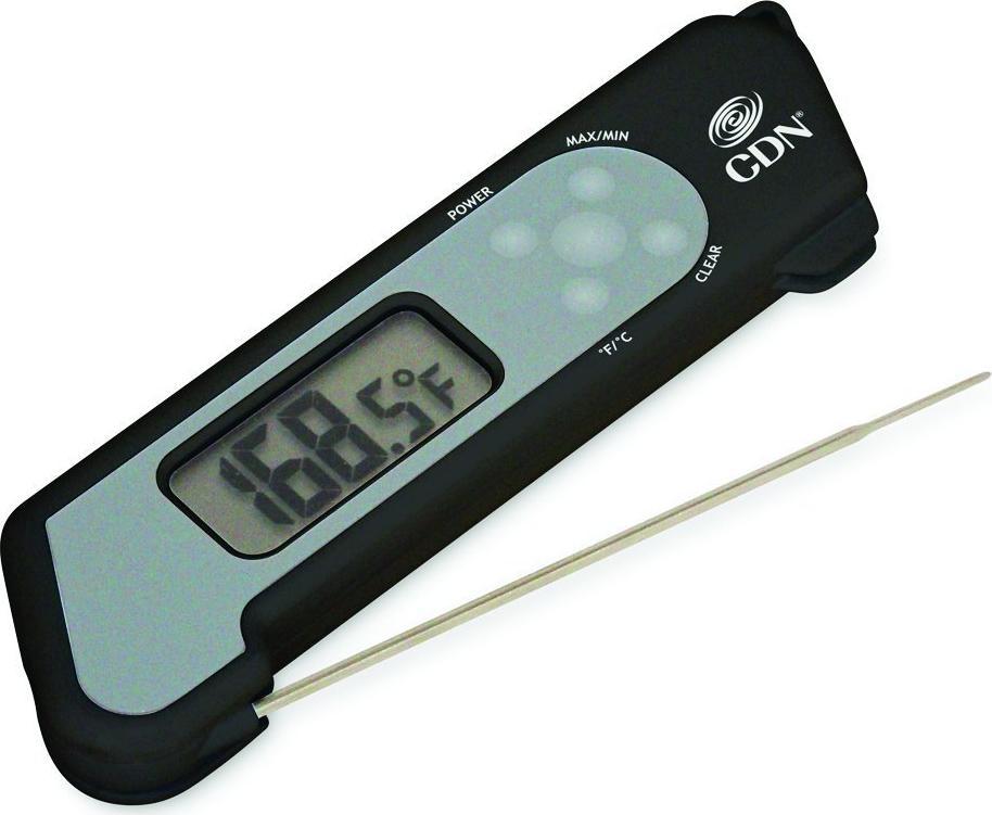 CDN - Black ProAccurate Folding Thermocouple Thermometer - TCT572BK