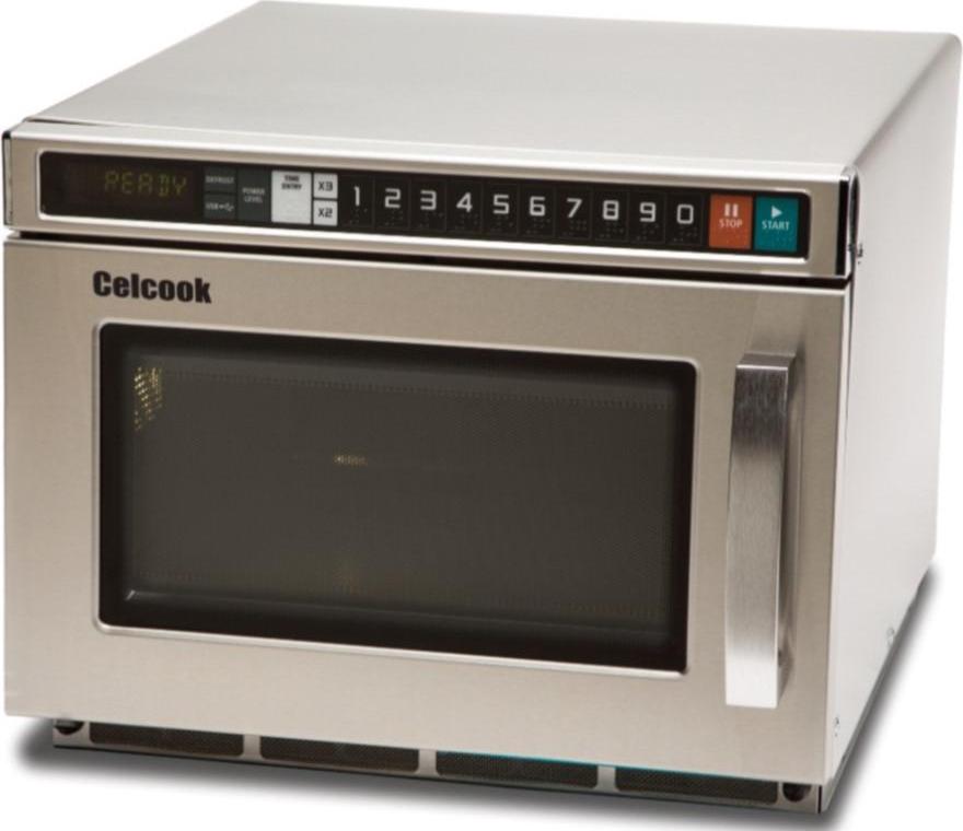 Celcook - 0.6 Cu Ft Compact Microwave Oven with Touch Pad Controls 2100W - CCM2100