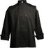 Chef Revival - Basic Cooks Jacket Black with Chef Logo Buttons Extra Large - J061BK-XL - DISCONTINUED
