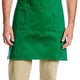 Chef Revival - Bib Apron Full Length with Adjustable Strap & 3 Pockets Kelly Green - 601BAO-3-GN