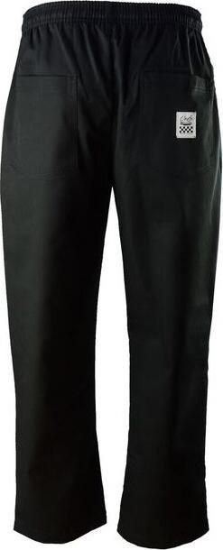 Chef Revival - Black Chef Trousers Small - P034BK-S - DISCONTINUED