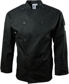 Chef Revival - Black Traditional Chef Jacket Medium - J030BK-M - DISCONTINUED