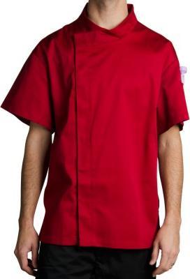 Chef Revival - Crew Snap Jacket Red Large - J020TM-L