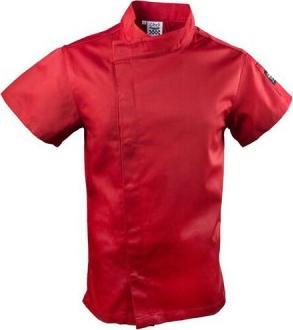 Chef Revival - Crew Snap Jacket Red Large - J020TM-L