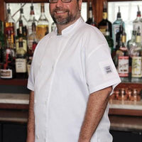 Chef Revival - Performance Series White Chef Jacket with Short Sleeves Large - J205-L - DISCONTINUED