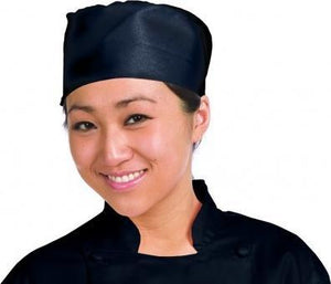 Chef Revival - Pill-Box Hat Black Size Regular - H008-R