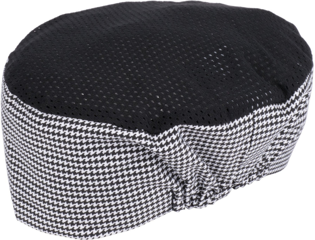 Chef Revival - Pill-Box Hat Houndstooth Size Regular - H009-R - DISCONTINUED