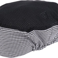 Chef Revival - Pill-Box Hat Houndstooth Size Regular - H009-R - DISCONTINUED