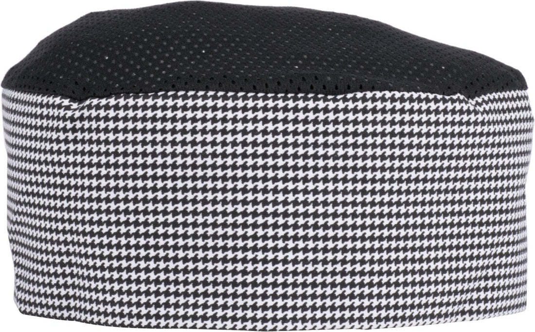 Chef Revival - Pill-Box Hat Houndstooth Size Regular - H009-R - DISCONTINUED
