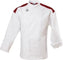 Chef Revival - White Metro Chef Jacket with Red Yoke Small - J027RD-S - DISCONTINUED