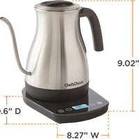 Chef's Choice - 1 L Cordless Electric Gooseneck Kettle Stainless - KTCC1LSS13