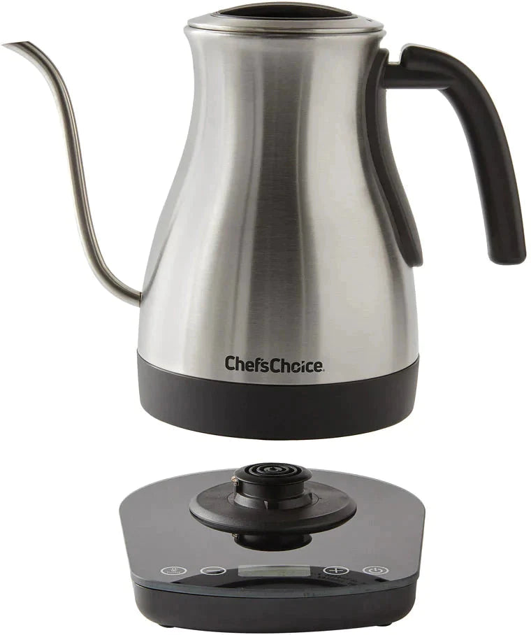 Chef's Choice - 1 L Cordless Electric Gooseneck Kettle Stainless - KTCC1LSS13