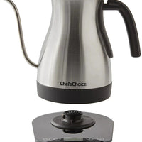 Chef's Choice - 1 L Cordless Electric Gooseneck Kettle Stainless - KTCC1LSS13