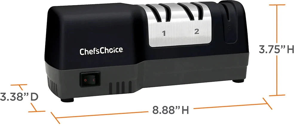 Chef's Choice - 3-Stage Hybrid Electric Knife Sharpener Black - 250