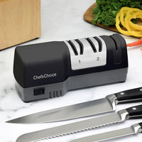 Chef's Choice - 3-Stage Hybrid Electric Knife Sharpener Black - 250