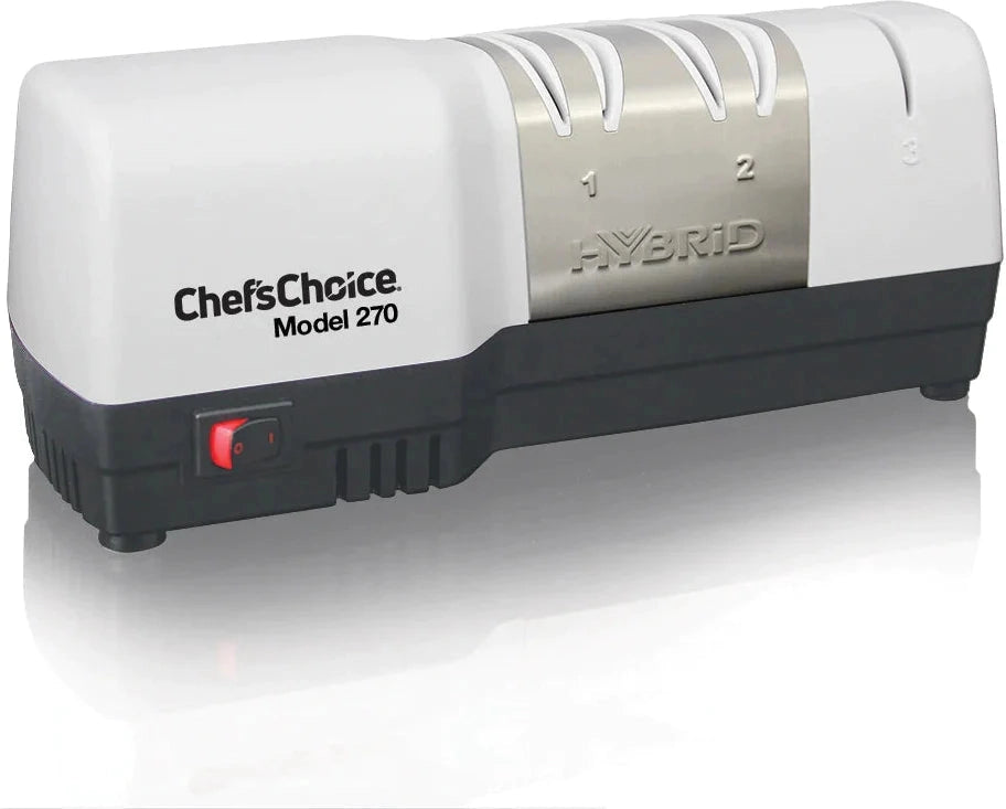 Chef's Choice - 3-Stage Hybrid Electric Knife Sharpener White - 270