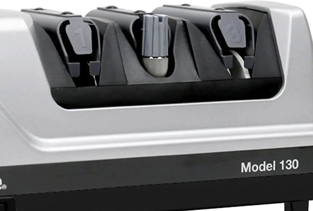 Chef's Choice - 3 Stage Professional Electric Knife Sharpener Platinum - 130