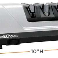 Chef's Choice - 3 Stage Professional Electric Knife Sharpener Platinum - 130