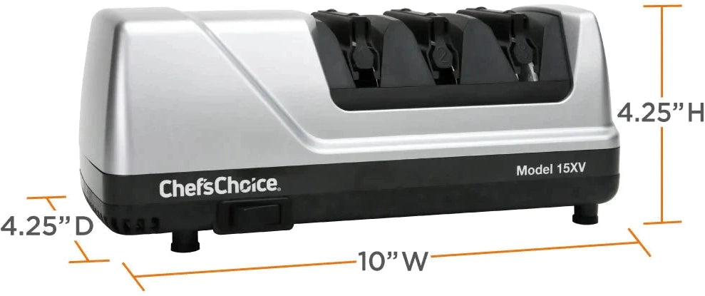 Chef's Choice - 3 Stage Professional Electric Knife Sharpener Platinum - 15XV
