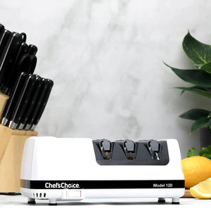 Chef's Choice - 3 Stage Professional Electric Knife Sharpener White - 120