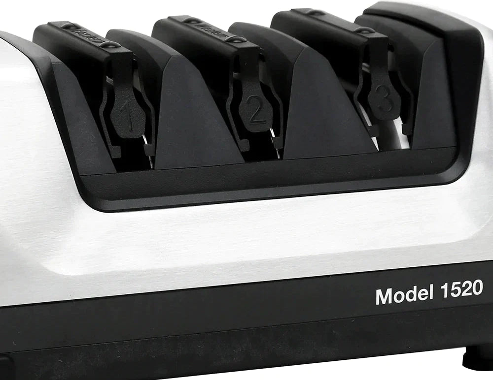 Chef's Choice - AngleSelect Professional Electric Knife Sharpener Brushed Metal - 1520