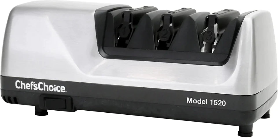 Chef's Choice - AngleSelect Professional Electric Knife Sharpener Brushed Metal - 1520