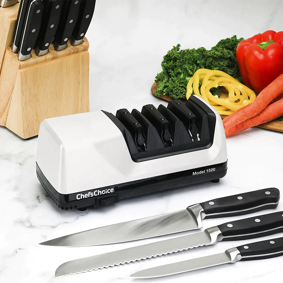 Chef's Choice - AngleSelect Professional Electric Knife Sharpener White - 1520