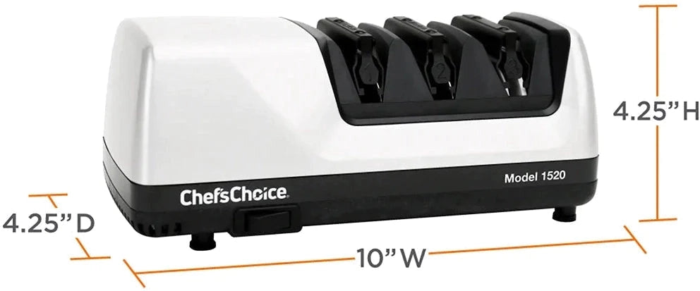 Chef's Choice - AngleSelect Professional Electric Knife Sharpener White - 1520