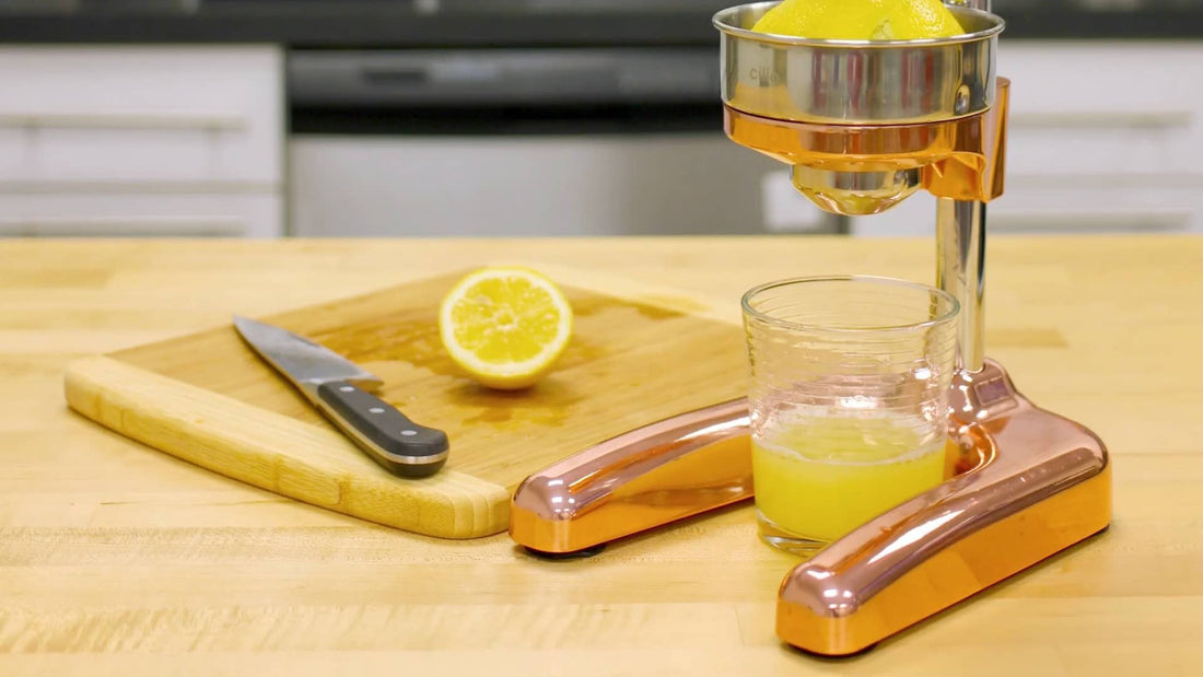 Cilio - Commercial Grade Polished Copper Citrus Press - C309454