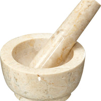 Cilio - Prosecco Marble 2" Tall Mortar & Pestle - C422009