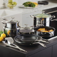 Circulon - 10 PC SteelShield C-Series Tri-Ply Clad Nonstick Cookware Set - 30012