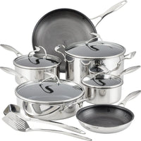 Circulon - 10 PC SteelShield C-Series Tri-Ply Clad Nonstick Cookware Set - 30012